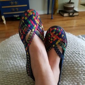 Rainbow walking shoe!